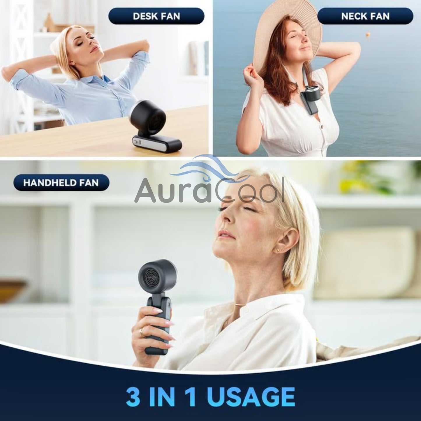 AuraCool ® - Portable Turbo Fan