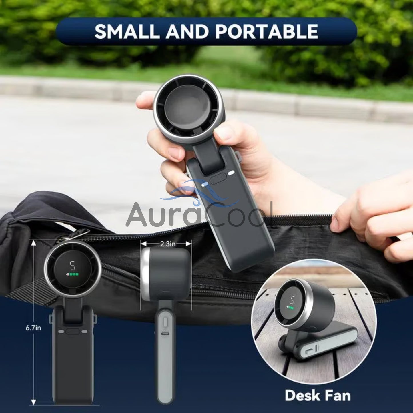 AuraCool ® - Portable Turbo Fan